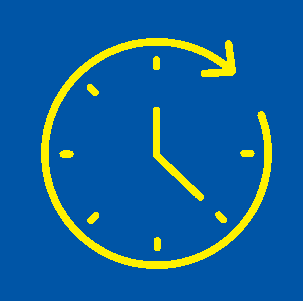 A line drawing of clock